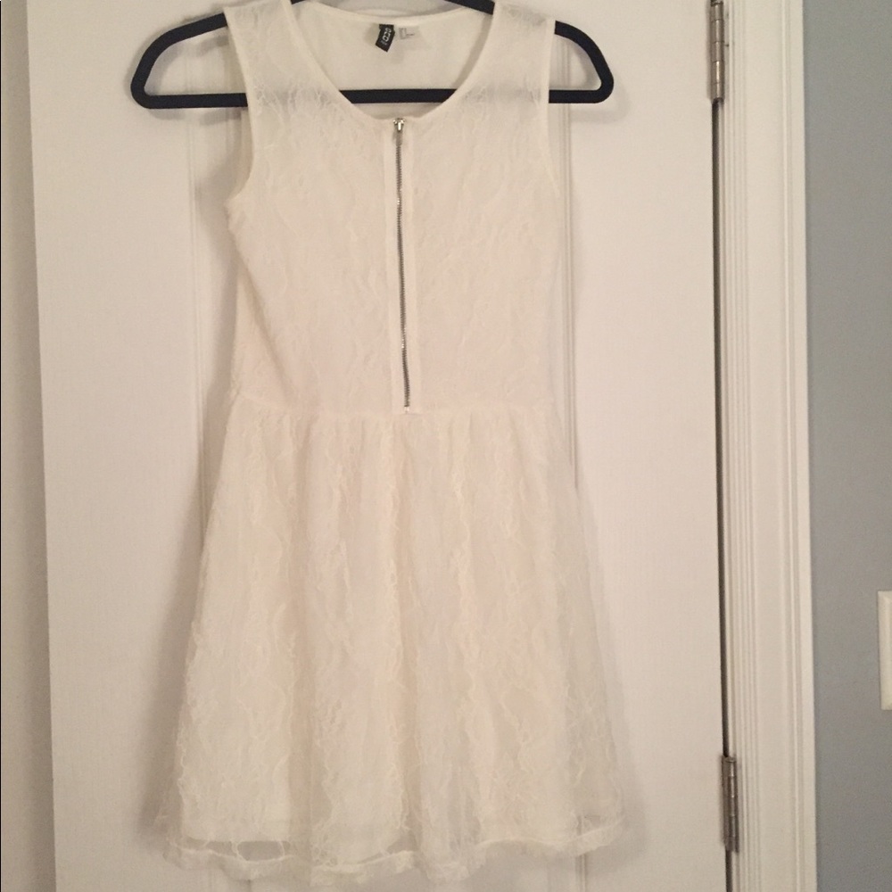 White lace dress